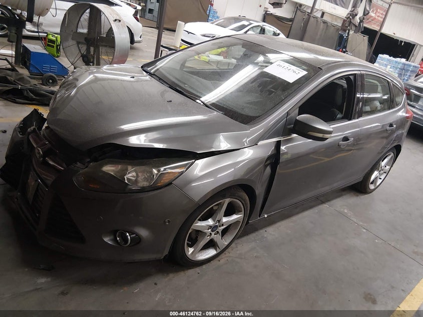 Vin: 1fadp3n20dl335911, lot: 46624483, ford focus titanium 20132