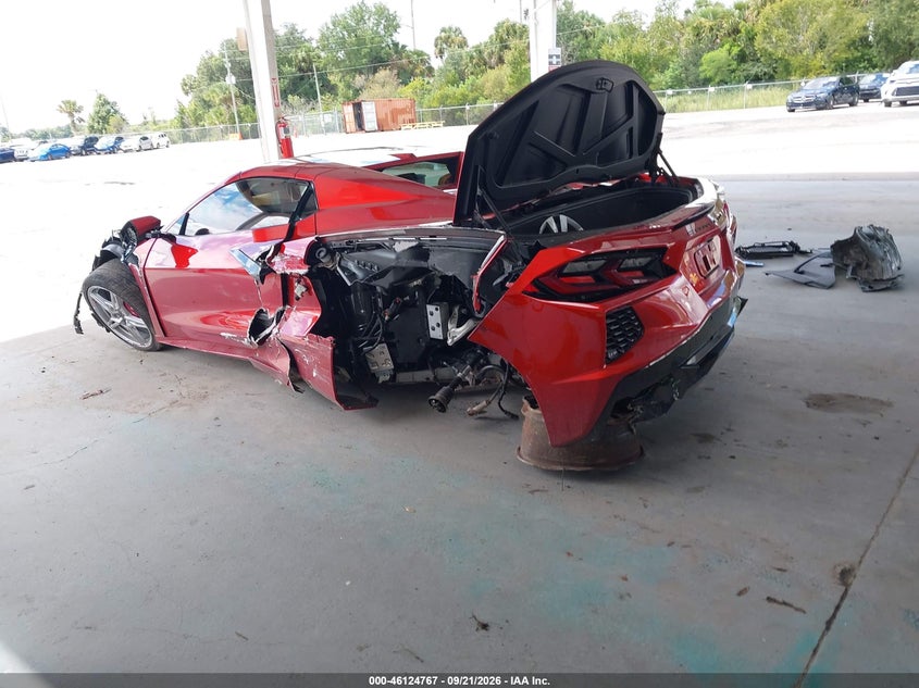 Vin: 1g1yb3d46n5121839, lot: 46624487, chevrolet corvette stingray rwd  2lt 20223