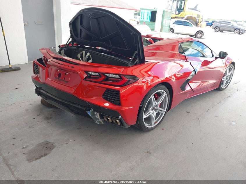 Vin: 1g1yb3d46n5121839, lot: 46624487, chevrolet corvette stingray rwd  2lt 20224