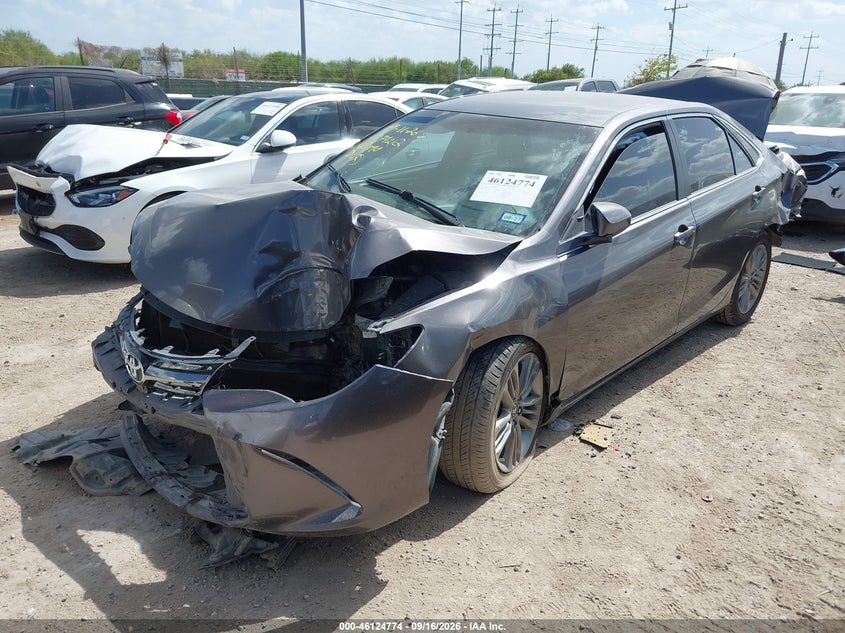 Vin: 4t1bf1fkxhu428390, lot: 46624494, toyota camry se 20172