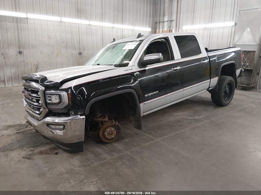 Vin: 3gtu2nec5gg283643, lot: 46624500, gmc sierra 1500 slt 20162