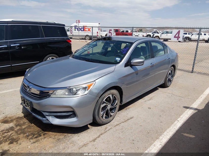 Vin: 1hgcr2f38ha207890, lot: 46624501, honda accord lx 20172