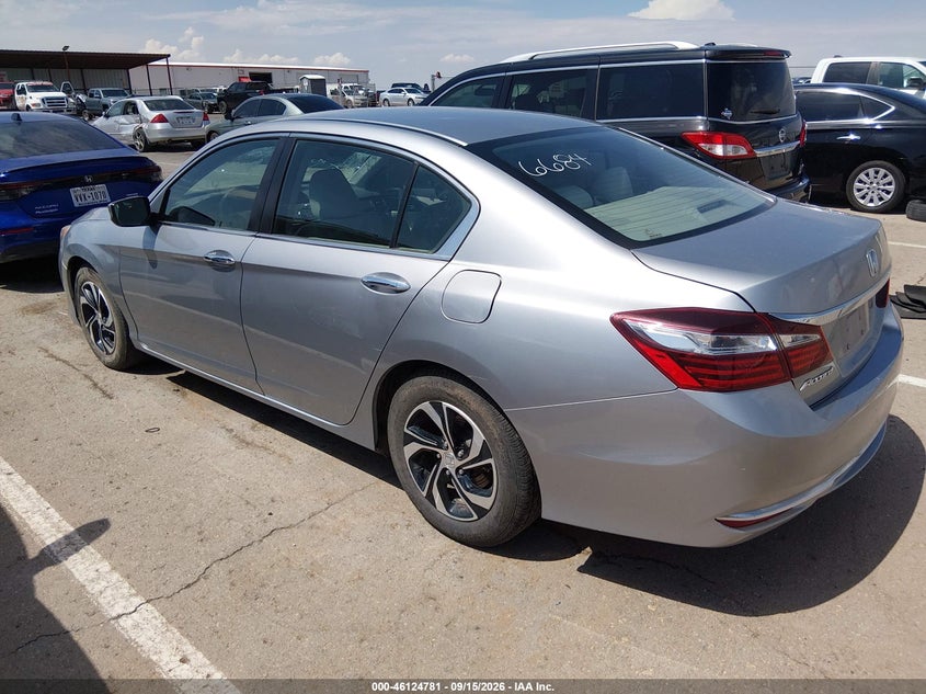 Vin: 1hgcr2f38ha207890, lot: 46624501, honda accord lx 20173