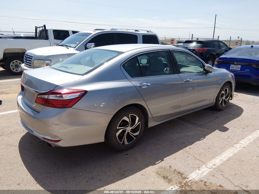 Vin: 1hgcr2f38ha207890, lot: 46624501, honda accord lx 20174