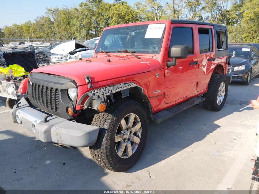 Vin: 1c4bjweg5dl575651, lot: 46624505, jeep wrangler unlimited sahara 20132