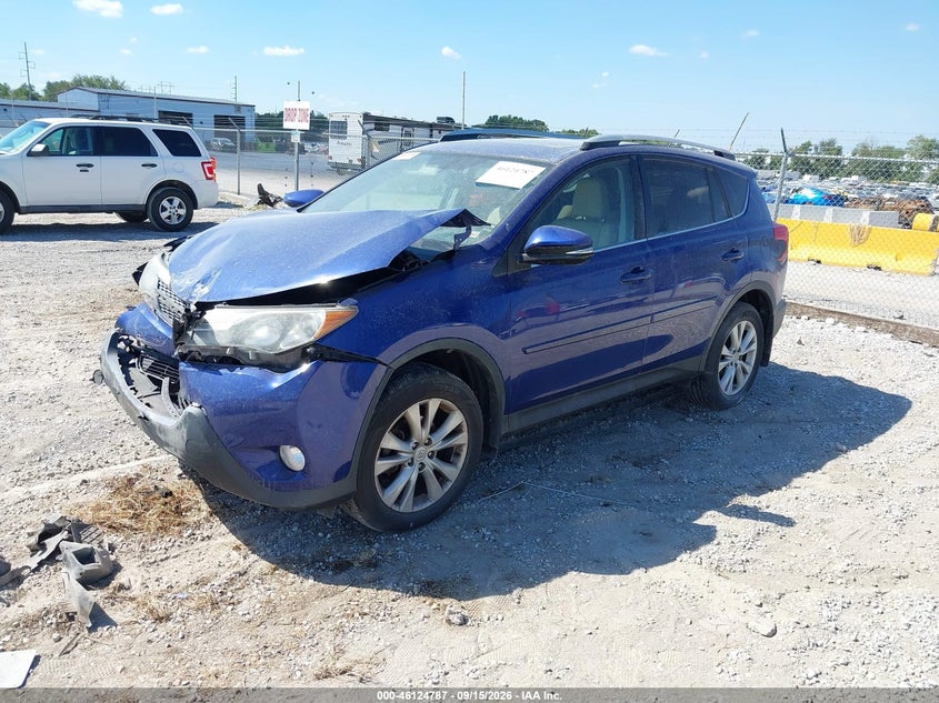 Vin: 2t3dfrev6fw276857, lot: 46624507, toyota rav4 limited 20152