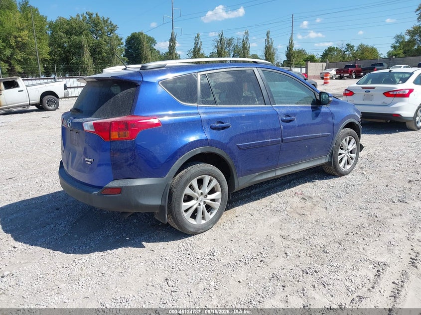Vin: 2t3dfrev6fw276857, lot: 46624507, toyota rav4 limited 20154
