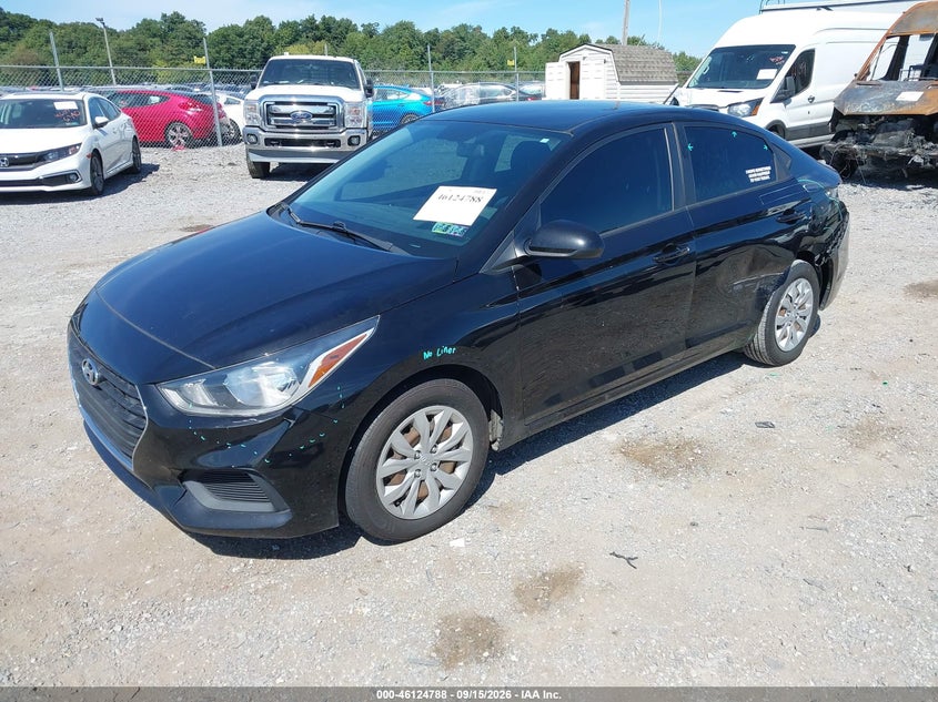 Vin: 3kpc24a64me139272, lot: 46624508, hyundai accent se 20212