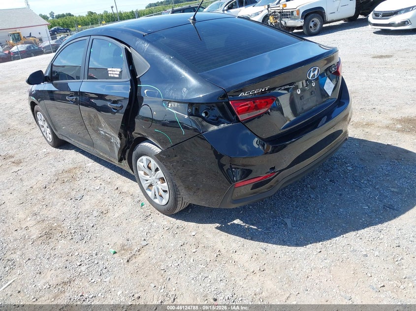 Vin: 3kpc24a64me139272, lot: 46624508, hyundai accent se 20213