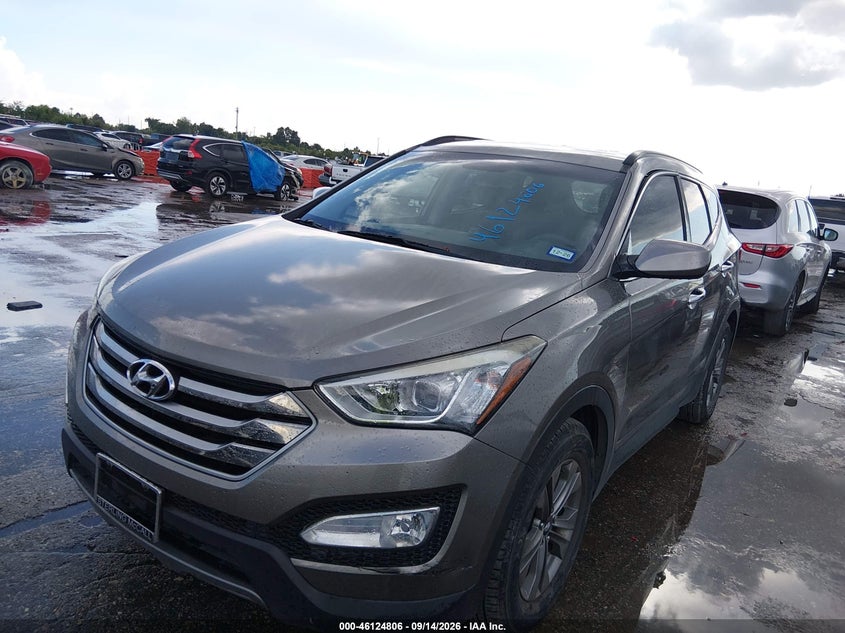 Vin: 5xyzu3lbxfg261875, lot: 46624526, hyundai santa fe sport 2.4l 20152