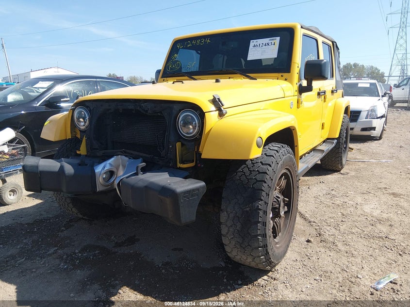 2015 Jeep Wrangler, Unknown, IAAI, VIN 1C4BJWEG1FL620992 — photo 2