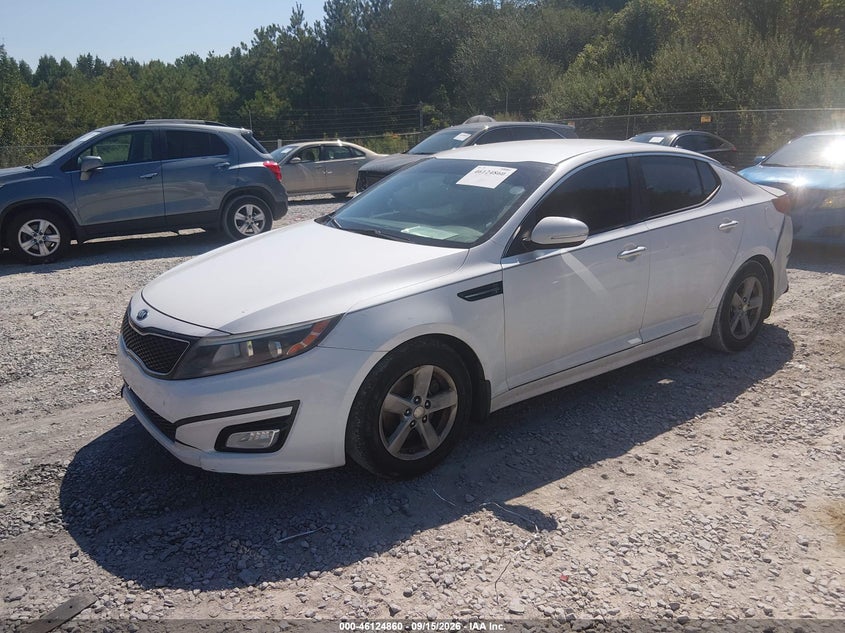 Vin: knagm4a78f5648507, lot: 46624580, kia optima lx 20152
