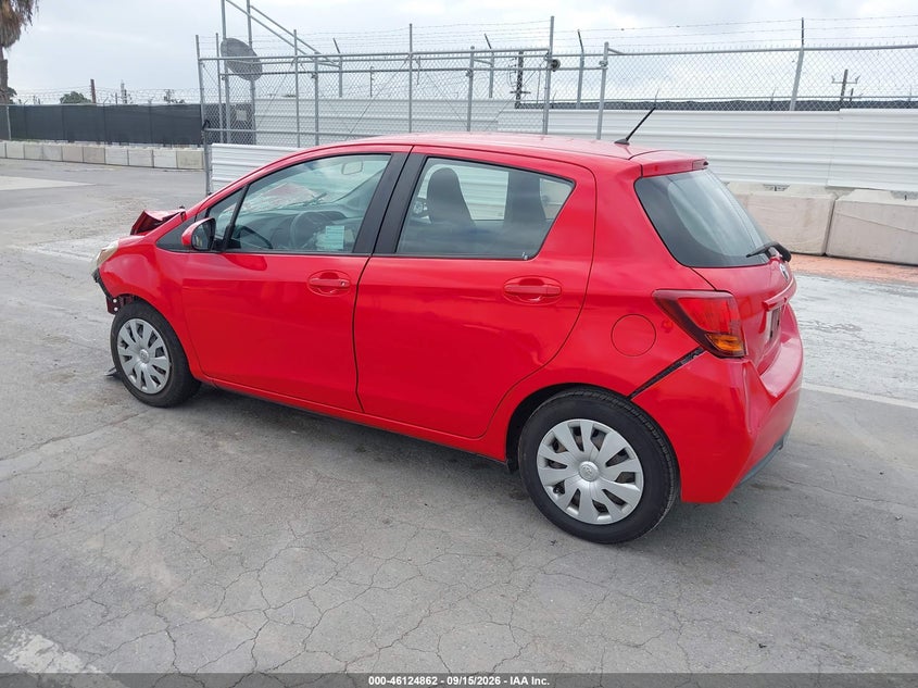Vin: vnkktud36fa036152, lot: 46624582, toyota yaris l 20153