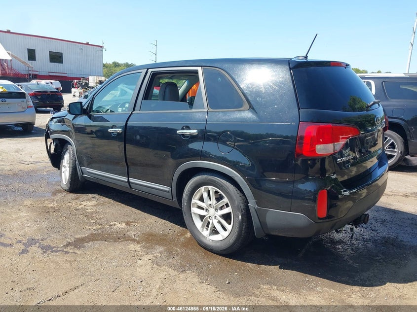 Vin: 5xykt3a6xfg605909, lot: 46624585, kia sorento lx 20153