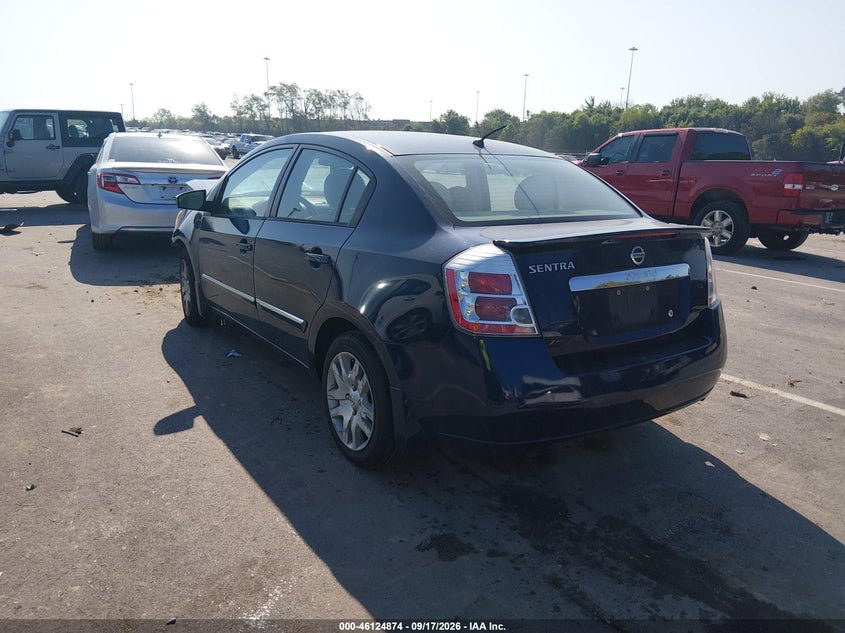 Vin: 3n1ab6ap2cl777089, lot: 46624594, nissan sentra 2.0 s 20123