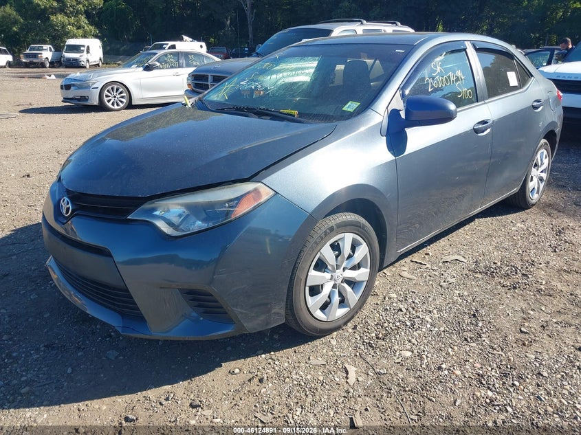 2014 Toyota Corolla, Unknown, IAAI, VIN 5YFBURHEXEP142452 — photo 2
