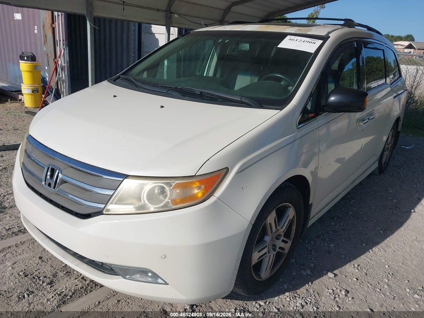 Vin: 5fnrl5h97cb010688, lot: 46624628, honda odyssey touring/touring elite 20122