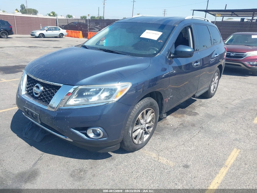 Vin: 5n1ar2mn1fc666797, lot: 46624630, nissan pathfinder platinum/s/sl/sv 20152