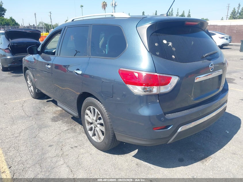 Vin: 5n1ar2mn1fc666797, lot: 46624630, nissan pathfinder platinum/s/sl/sv 20153