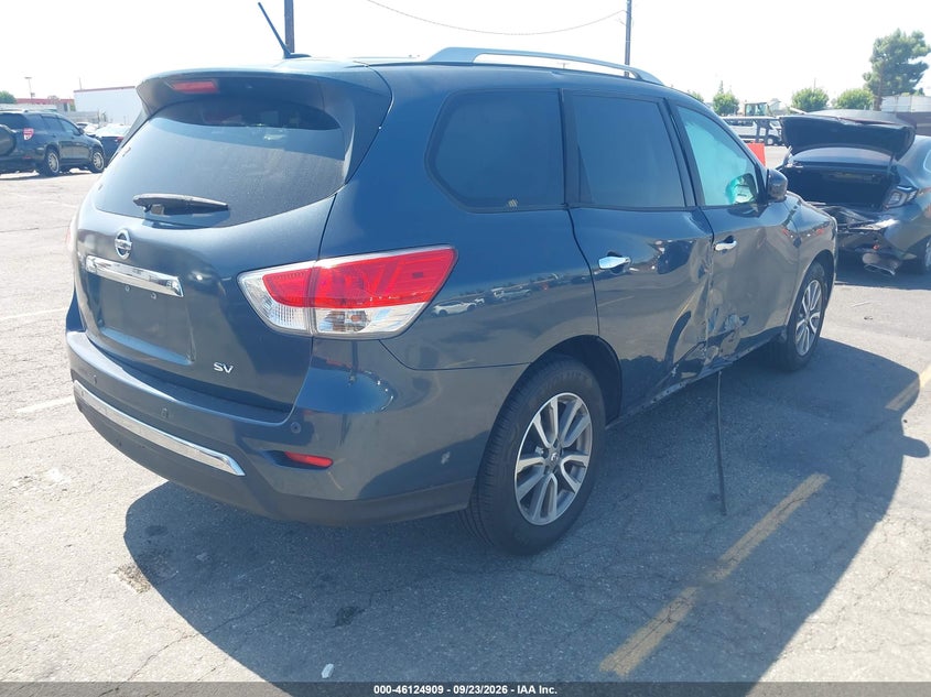 Vin: 5n1ar2mn1fc666797, lot: 46624630, nissan pathfinder platinum/s/sl/sv 20154