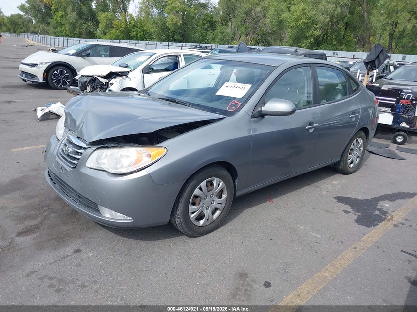 2010 Hyundai Elantra Gls, Удар спереди, IAAI, VIN KMHDU4AD9AU183306 — фото 2