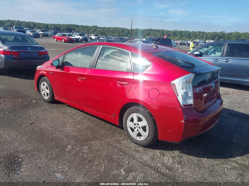 Vin: jtdkn3du6a0090913, lot: 46624644, toyota prius iii 20103