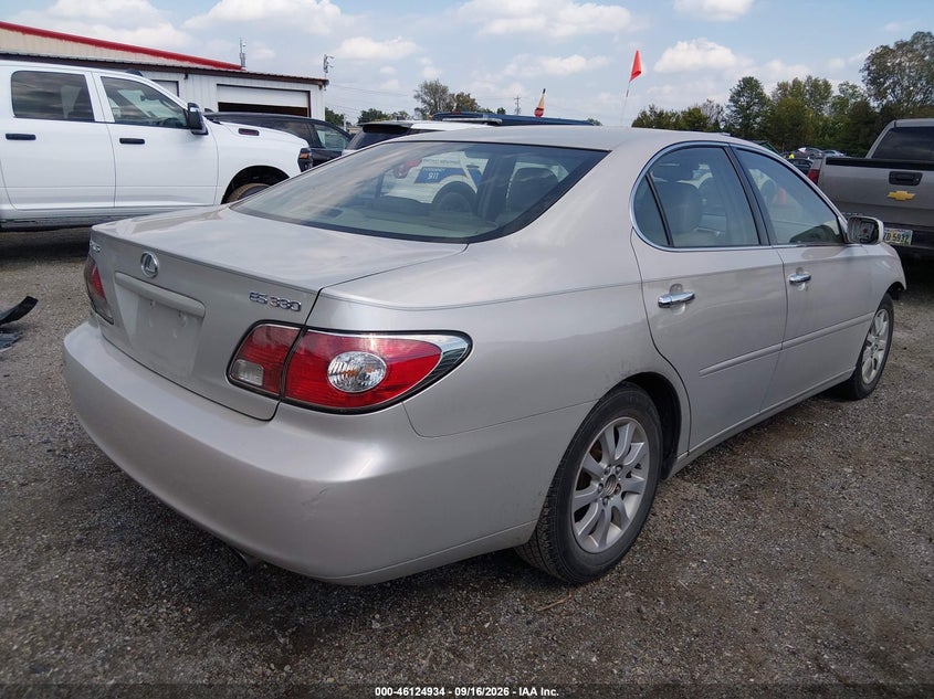 LEXUS ES 330 2004 VIN JTHBA30G540007616