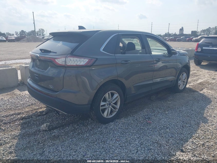 Vin: 2fmpk4j96hbc08581, lot: 46624655, ford edge sel 20174