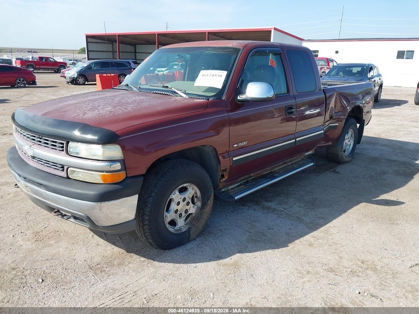 1999 Chevrolet Silverado, Звичайний знос, IAAI, VIN 1GCEK19T3XE182745 — фото 2