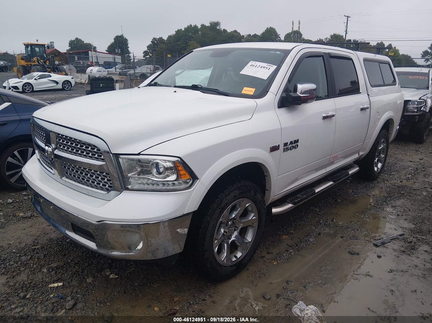 Vin: 1c6rr7ntxjs152387, lot: 46624671, ram 1500 laramie  4x4 5'7 box 20182