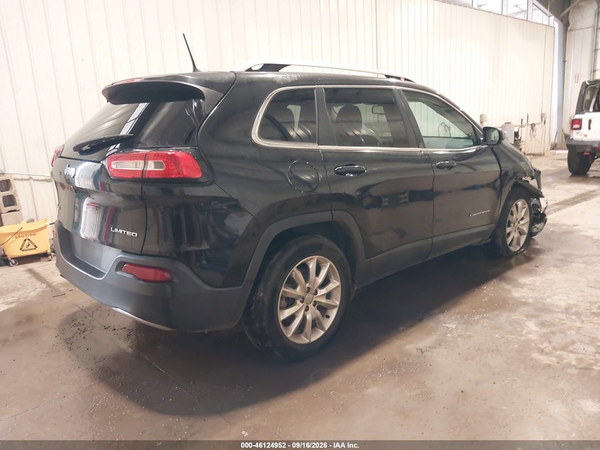 Vin: 1c4pjmdb1hw519940, lot: 46624672, jeep cherokee limited 4x4 20174