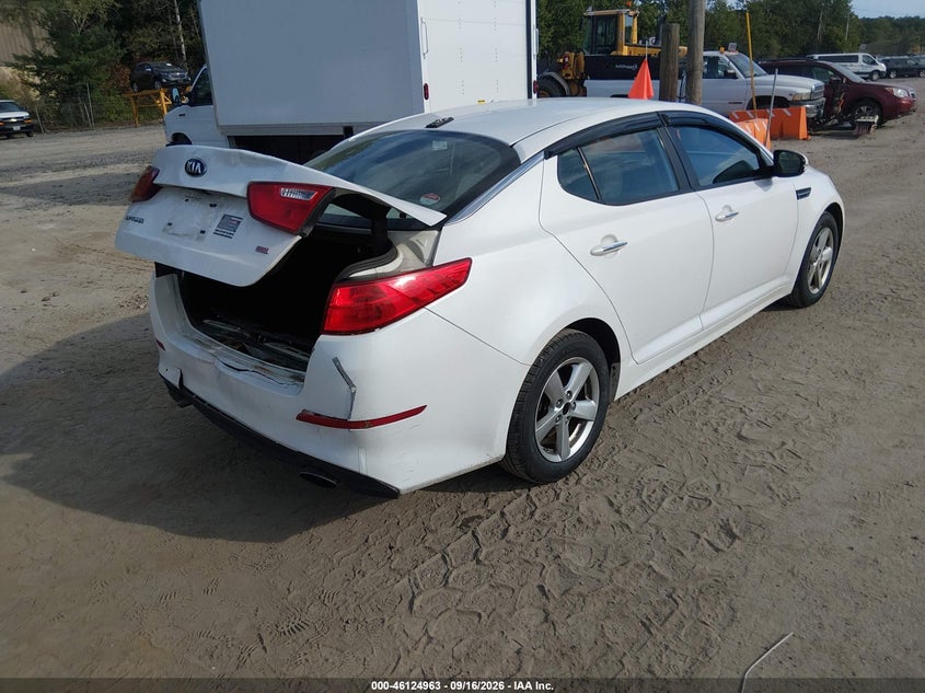 Vin: knagm4a77f5609035, lot: 46624684, kia optima lx 20154