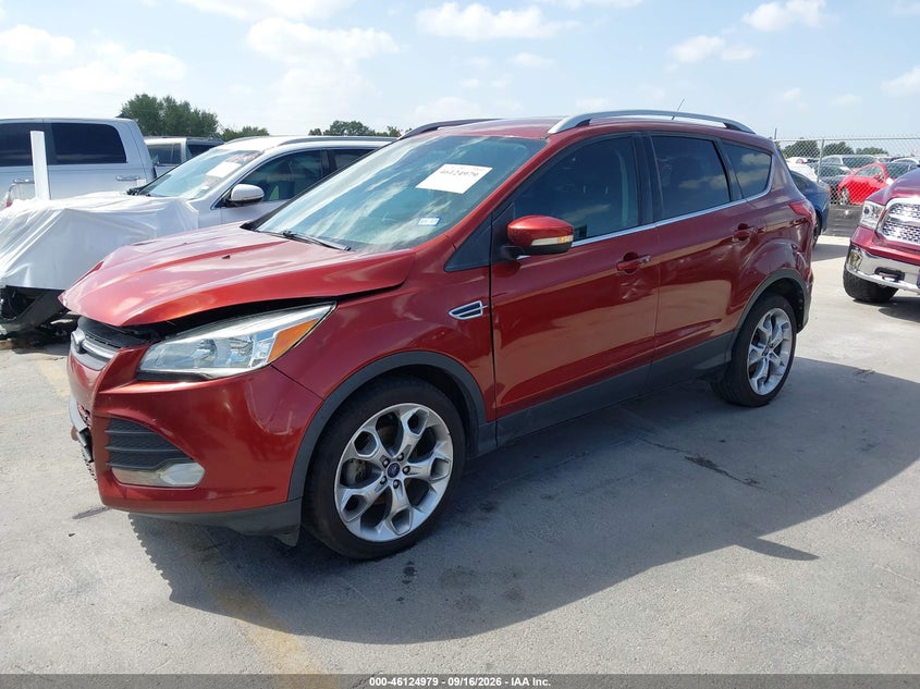 Vin: 1fmcu0jx9fub29591, lot: 46624699, ford escape titanium 20152