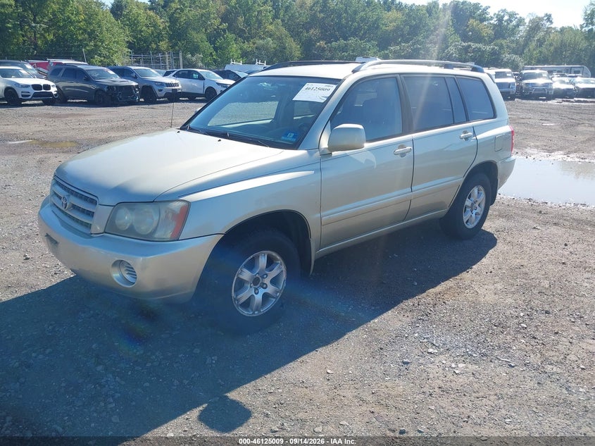 TOYOTA HIGHLANDER 2003 VIN JTEHF21AX30139413