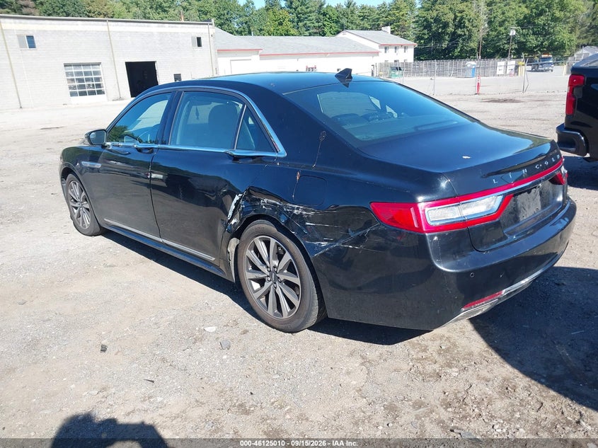 LINCOLN CONTINENTAL 2018 VIN 1LN6L9HK4J5612648