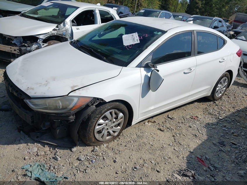 2017 Hyundai Elantra Se, Front End, IAAI, VIN 5NPD74LF5HH102042 — photo 2