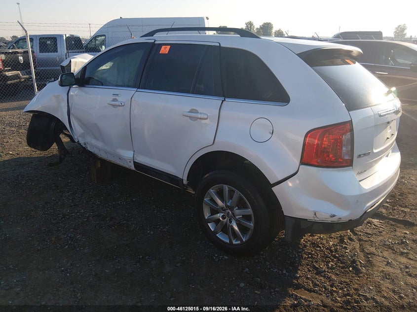 Vin: 2fmdk3kc4ebb46424, lot: 46624737, ford edge limited 20143