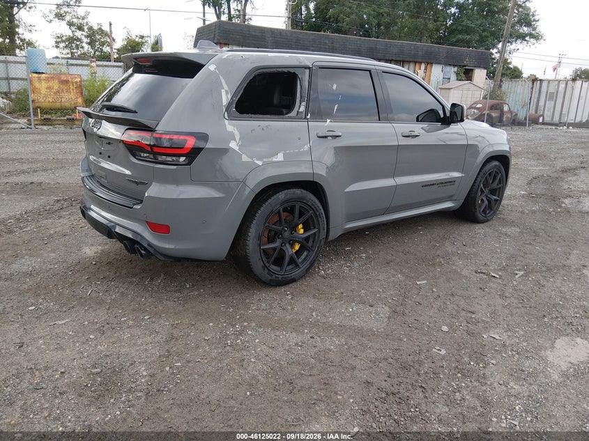 Vin: 1c4rjfn97mc833829, lot: 46624742, jeep grand cherokee trackhawk 4x4 20214