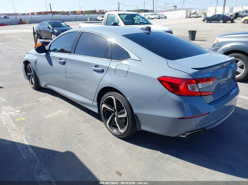 Vin: 1hgcv1f37na084164, lot: 46624763, honda accord sport 20223