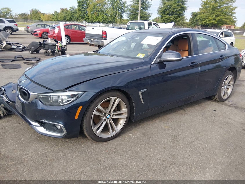 Vin: wba4j3c52kbl09335, lot: 46624768, bmw 430i gran coupe xdrive 20192