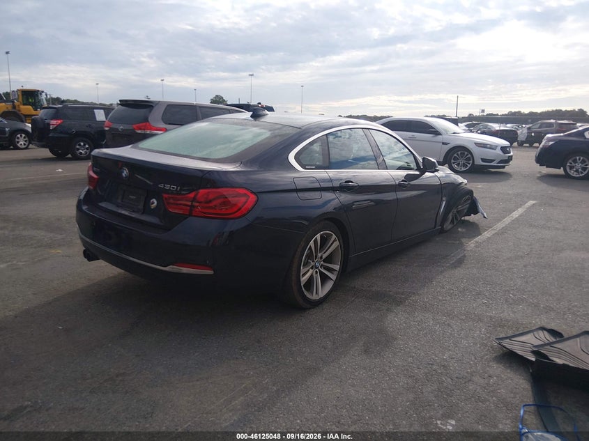 Vin: wba4j3c52kbl09335, lot: 46624768, bmw 430i gran coupe xdrive 20194
