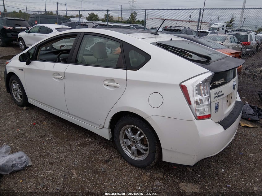 Vin: jtdkn3du6a0051870, lot: 46624770, toyota prius iv 20103
