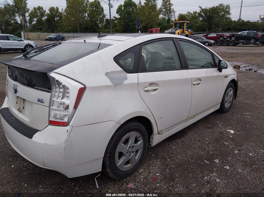Vin: jtdkn3du6a0051870, lot: 46624770, toyota prius iv 20104