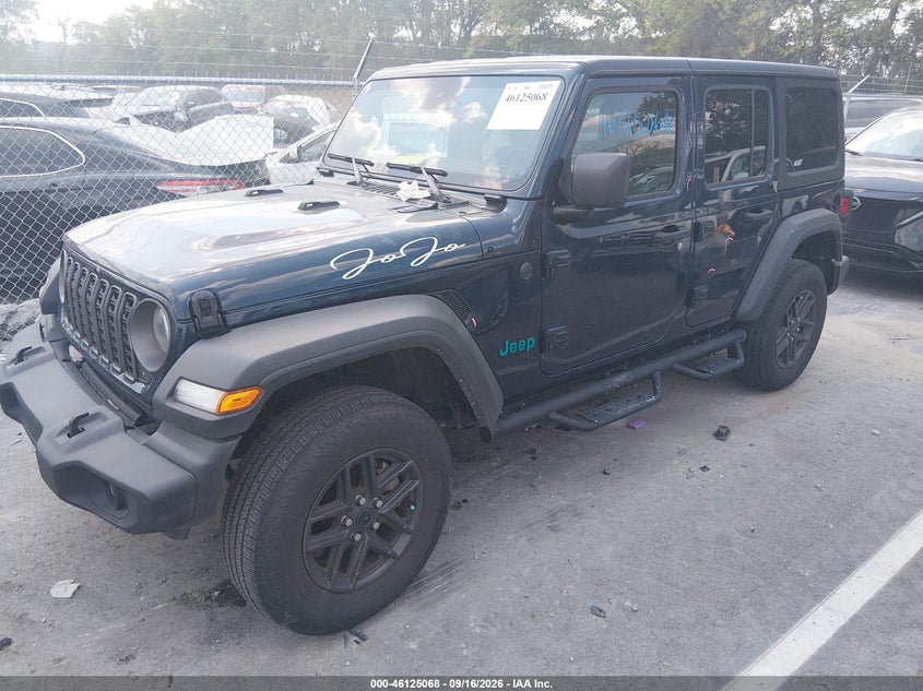 Vin: 1c4pjxdg8sw535623, lot: 46624788, jeep wrangler 4-door summit 4x4 20252
