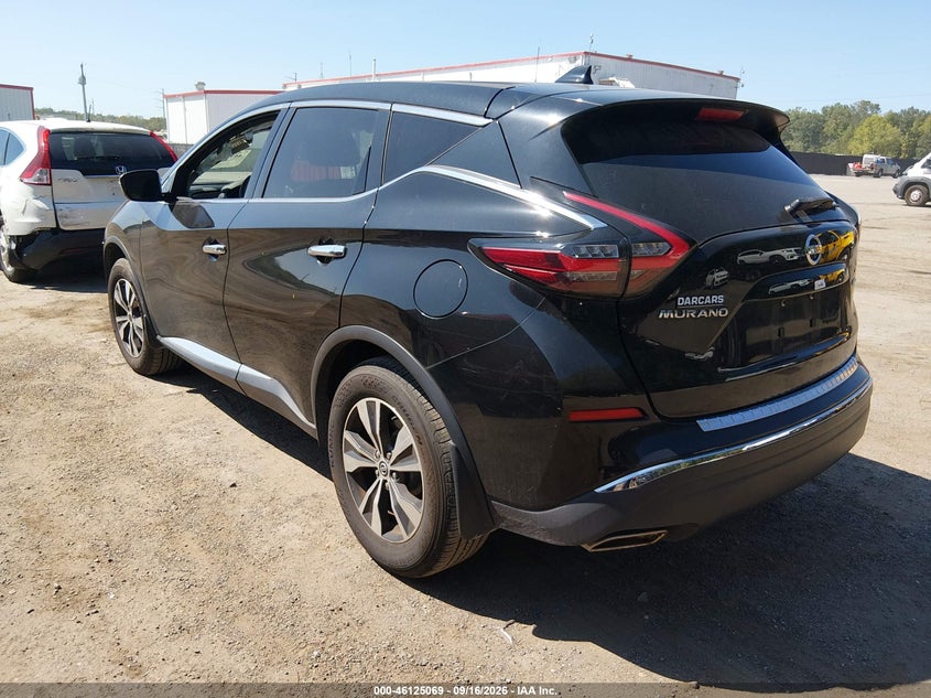 Vin: 5n1az2msxkn129172, lot: 46624789, nissan murano s 20193