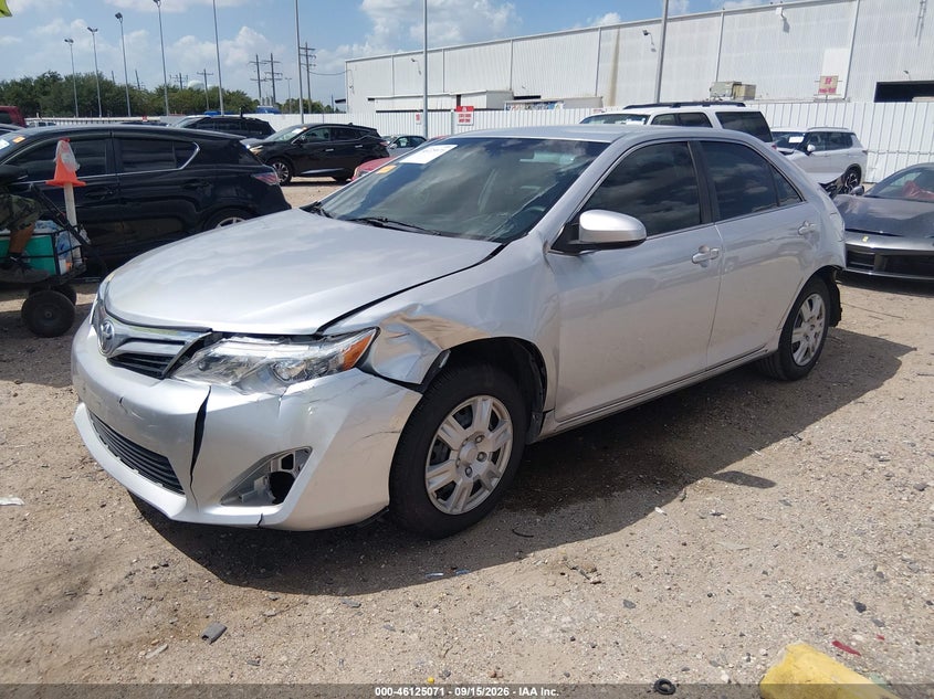 2014 Toyota Camry, Rear, IAAI, VIN 4T4BF1FKXER345995 — photo 2