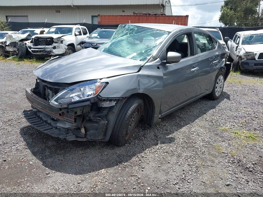 Vin: 3n1ab7ap2hy256034, lot: 46624794, nissan sentra s 20172