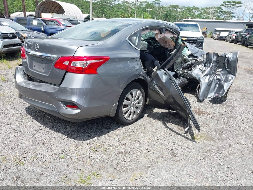 Vin: 3n1ab7ap2hy256034, lot: 46624794, nissan sentra s 20174