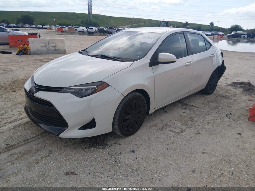 2017 Toyota Corolla, Rear, IAAI, VIN 5YFBURHE5HP678911 — photo 2
