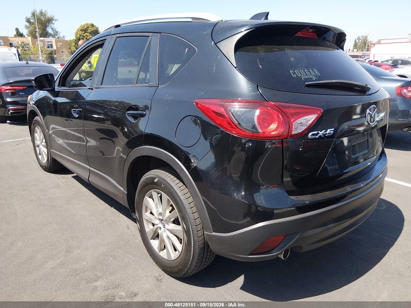 Vin: jm3ke2cy4f0456817, lot: 46624871, mazda cx-5 touring 20153